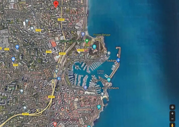 Apartment Secured Parc Velusine With Private Parking, Terrace, Pools And Tennis Courts. Antibes