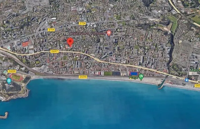 Apartment Secured Parc Velusine With Private Parking, Terrace, Pools And Tennis Courts. Antibes